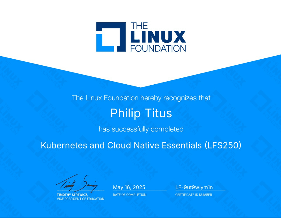 LFS250: Kubernetes and Cloud Native Essentials